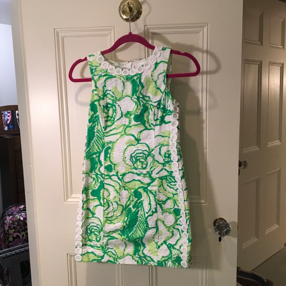 EEEUC LILLY PULITZER SHIFT DRESS SIZE 0